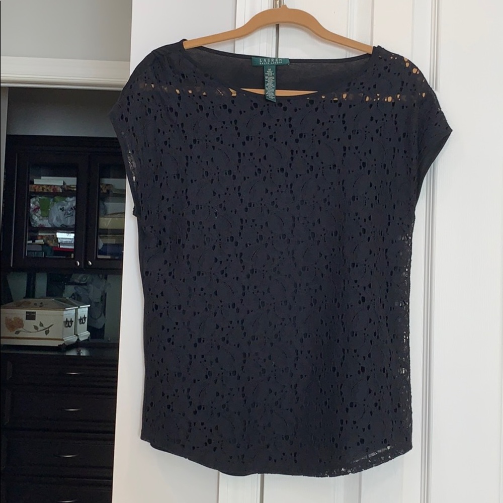 Top with camisole lining